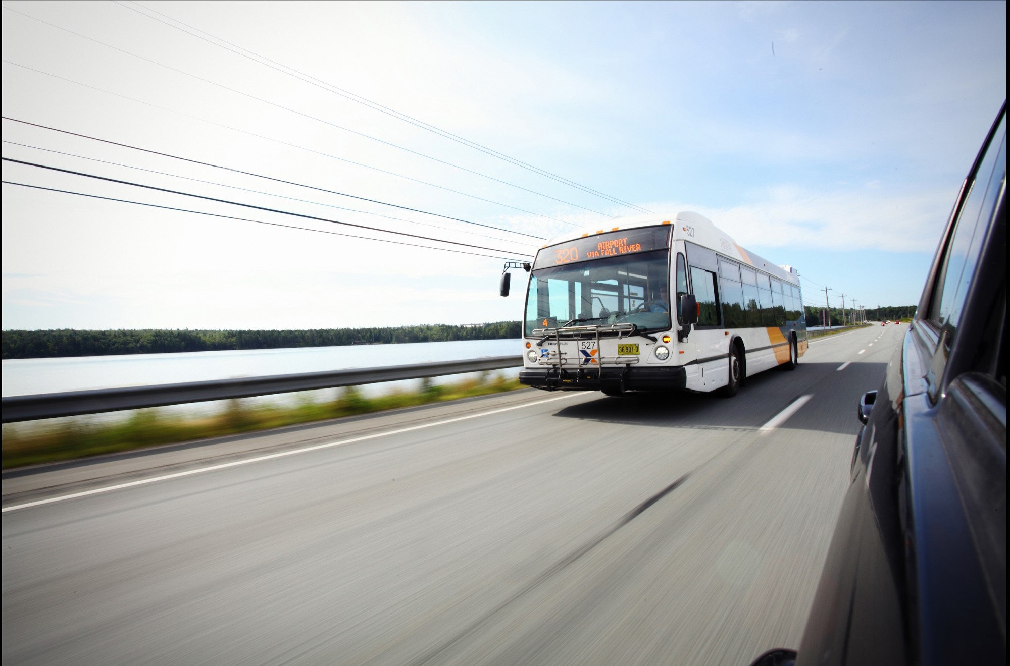 Halifax Transit Route 320 Airport travels on Highway 102.